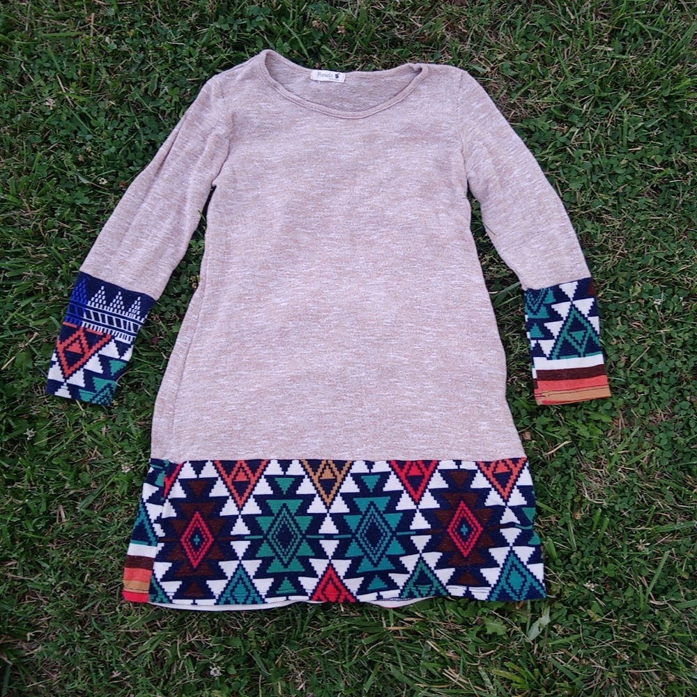 Boho Aztec Bohemian Tribal Print Pattern Design S… - image 2